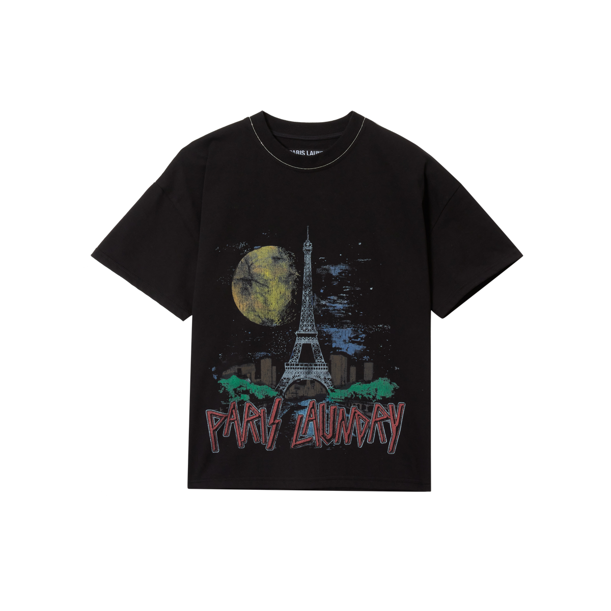 BLACK T-SHIRT - PARIS – PARIS LAUNDRY