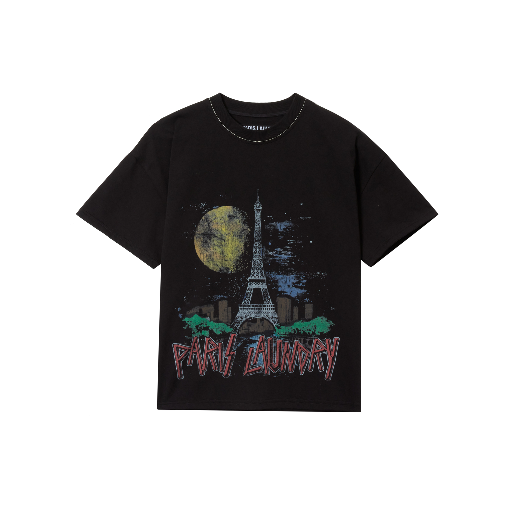 BLACK T-SHIRT - PARIS – PARIS LAUNDRY